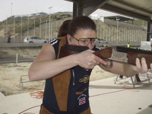 Courageous Caroline Povey kept her cool in the Women’s Trap