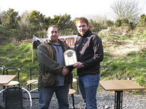 Jim Burns (right), 2013 County Down Champion, with Chris Henry