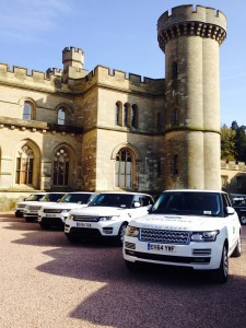 Land Rover sponsored the event, which was held at Easton Castle