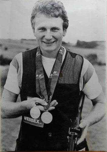 Joe Neville at the 1986 Commonwealth Games